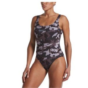 Nike NESSA326 Swimsuit  Camo U-Back One Piece